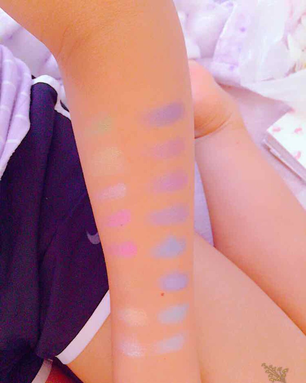 16カラー アイシャドウパレット/L.A.COLORS/アイシャドウパレットを使ったクチコミ（3枚目）