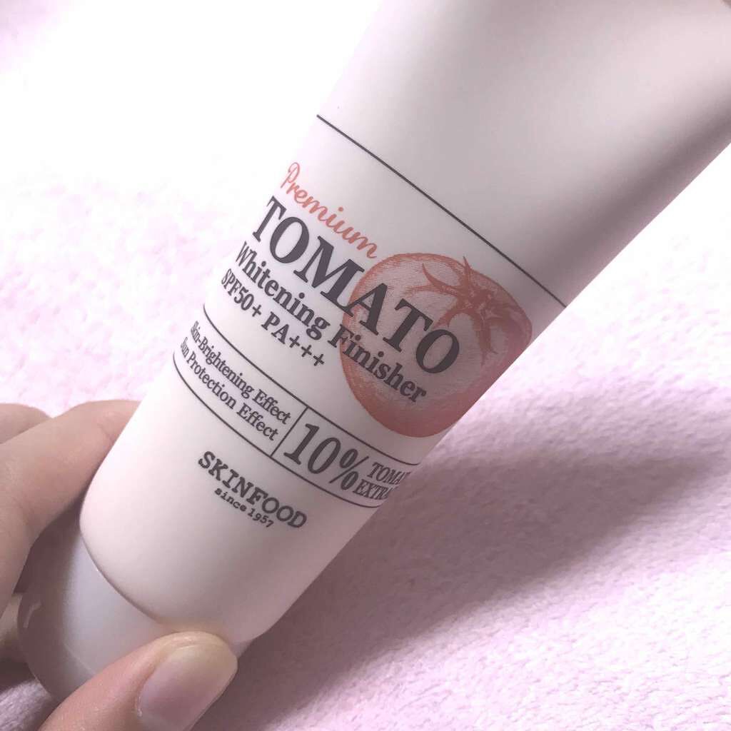 プレミアムトマト ブライトニング フィニッシャー/SKINFOOD/化粧下地を使ったクチコミ(1枚目)
