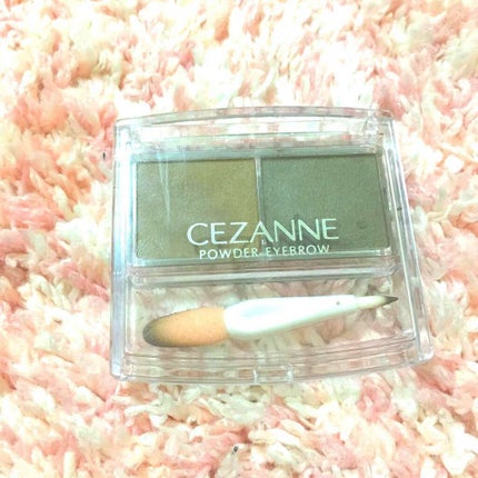 パウダーアイブロウR オリーブブラウン/CEZANNE/パウダーアイブロウを使ったクチコミ(1枚目)