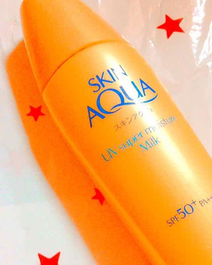 スーパーモイスチャーミルク/スキンアクア/日焼け止めミルクを使ったクチコミ(1枚目)
