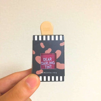 ディアダーリン ウォータージェルティント (アイスティント)/ETUDE/口紅を使ったクチコミ(1枚目)