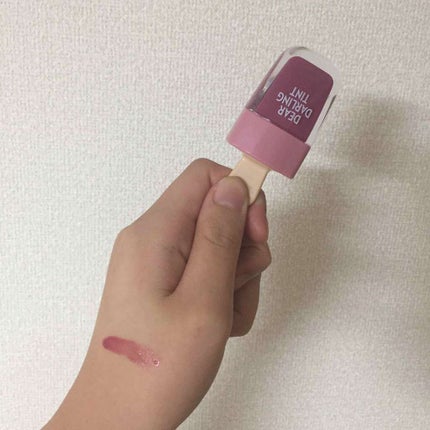 ディアダーリン ウォータージェルティント (アイスティント)/ETUDE/口紅を使ったクチコミ(2枚目)