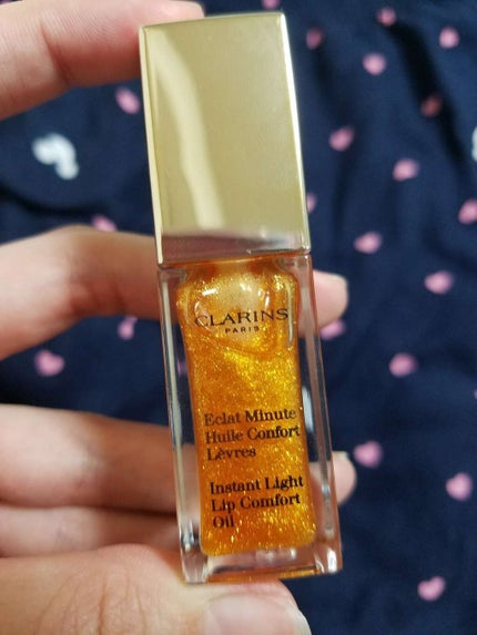 コンフォート リップオイル  07 honey glam/CLARINS/リップグロスを使ったクチコミ(1枚目)