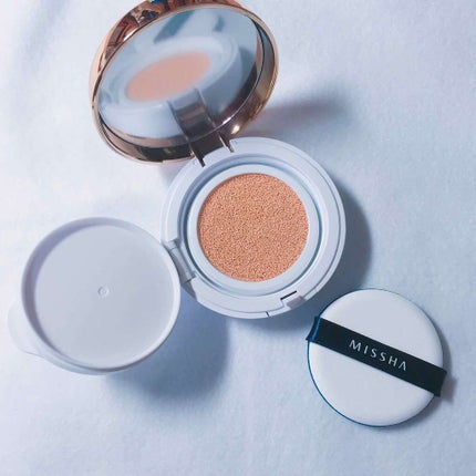 M クッション ファンデーション(モイスチャー)/MISSHA/クッションファンデーションを使ったクチコミ(2枚目)