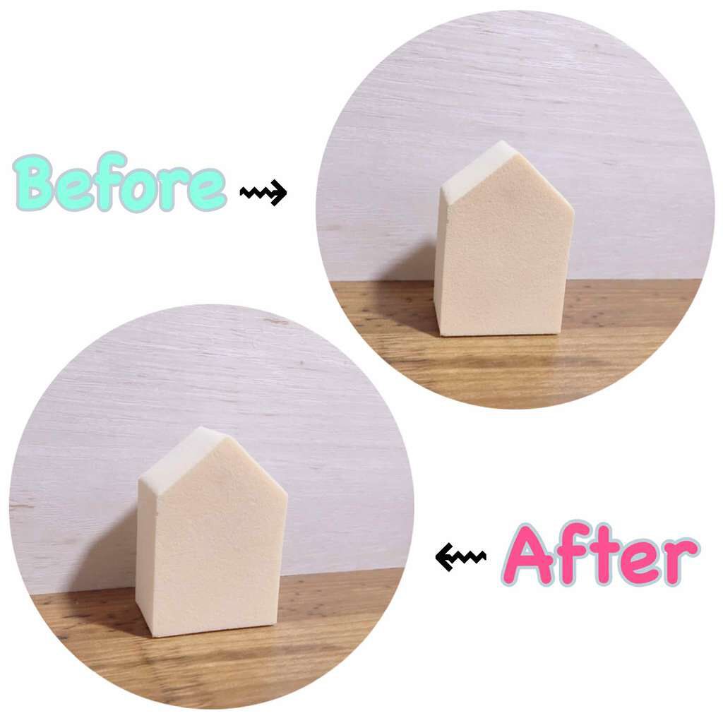 ジェリータッチスポンジ ハウス型/ロージーローザ/パフ・スポンジを使ったクチコミ(2枚目)