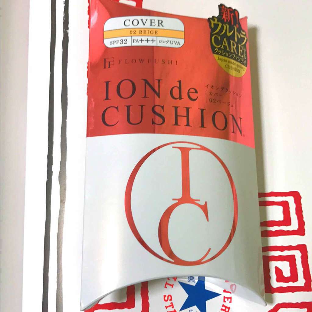 イオン デ クッション/UZU BY FLOWFUSHI/クッションファンデーションを使ったクチコミ（1枚目）