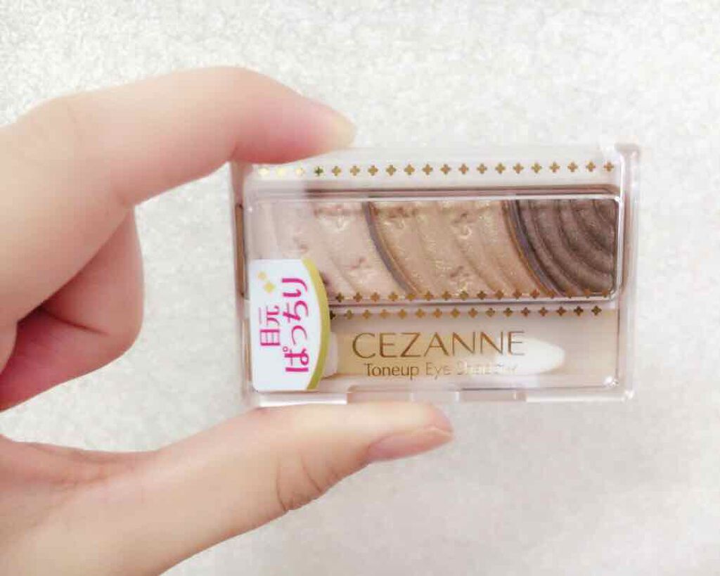 トーンアップアイシャドウ/CEZANNE/アイシャドウパレットを使ったクチコミ(1枚目)