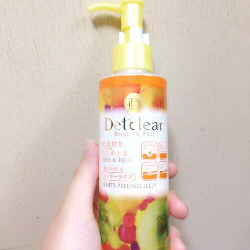 DETクリア ブライト＆ピール ピーリングジェリー<ミックスフルーツの香り>/Detclear/ピーリングを使ったクチコミ（1枚目）
