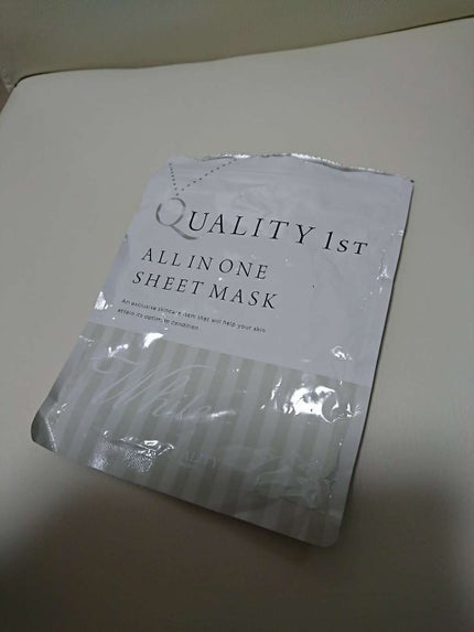オールインワンシートマスク ホワイトEX/クオリティファースト/シートマスク・パックを使ったクチコミ(1枚目)