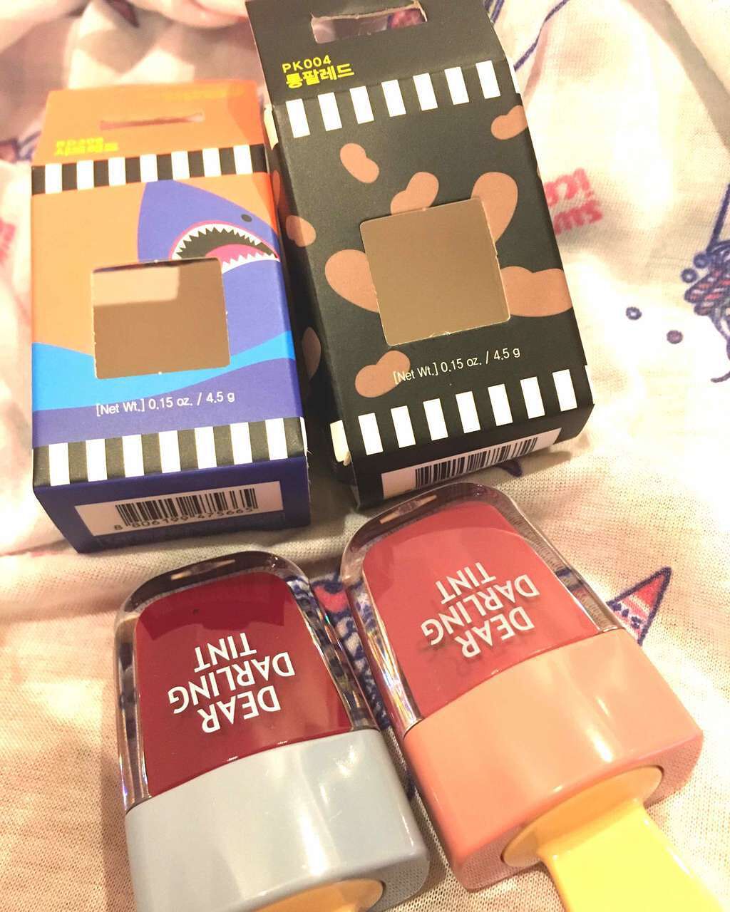 ディアダーリン ウォータージェルティント (アイスティント)/ETUDE/口紅を使ったクチコミ(1枚目)