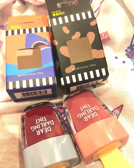 ディアダーリン ウォータージェルティント (アイスティント)/ETUDE/口紅を使ったクチコミ(1枚目)