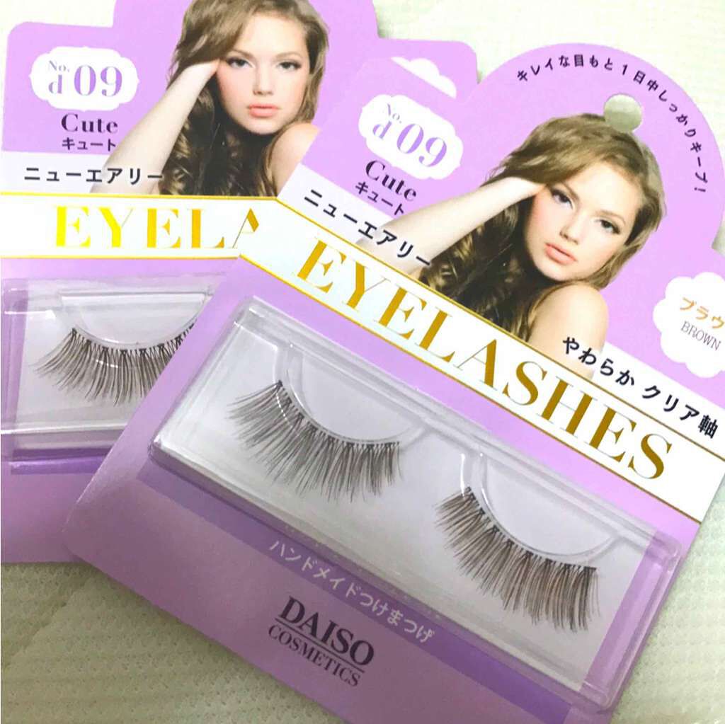 アイラッシュ ニューエアリー/DAISO/つけまつげを使ったクチコミ(1枚目)