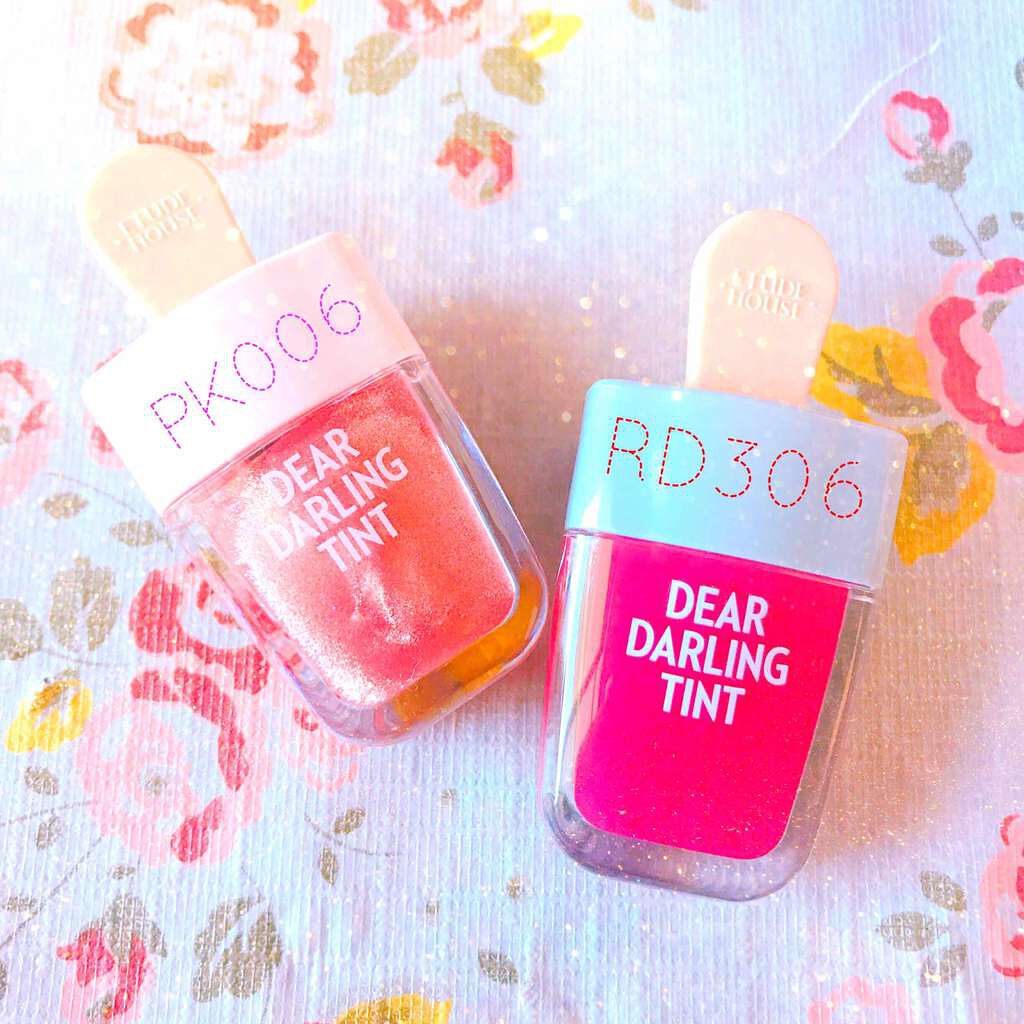 ディアダーリン ウォータージェルティント (アイスティント)/ETUDE/口紅を使ったクチコミ(1枚目)