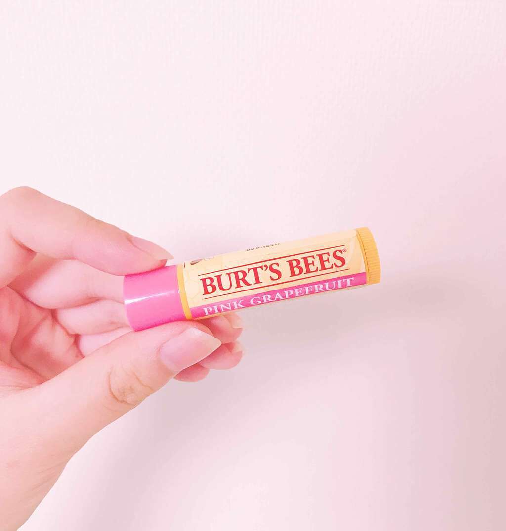 ピンクグレープフルーツ リップバーム/BURT'S BEES/リップバームを使ったクチコミ(1枚目)