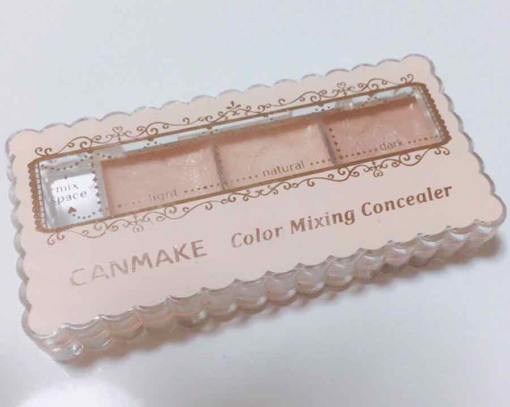 カラーミキシングコンシーラー/キャンメイク/パレットコンシーラーを使ったクチコミ(1枚目)