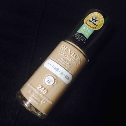 カラーステイ メイクアップ/REVLON/リキッドファンデーションを使ったクチコミ(1枚目)