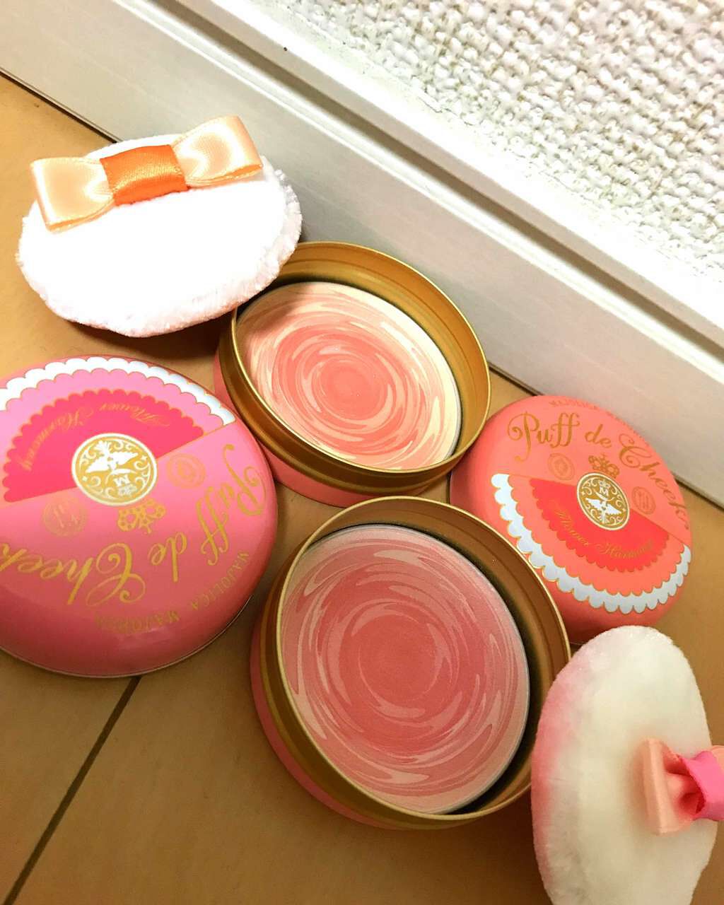 パフ・デ・チーク(フラワーハーモニー)/MAJOLICA MAJORCA/パウダーチークを使ったクチコミ(3枚目)