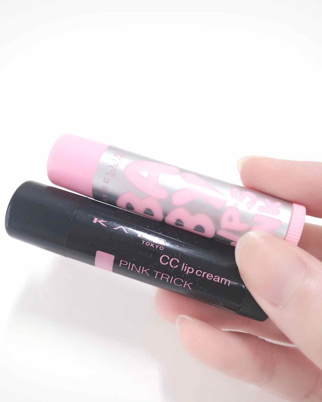 リップクリーム ピンクグロウ/MAYBELLINE NEW YORK/リップケアを使ったクチコミ（1枚目）