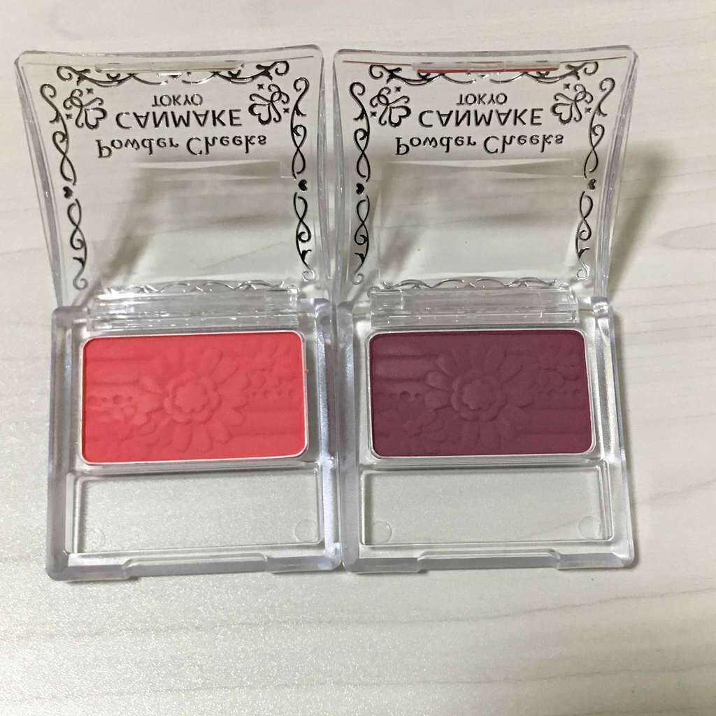 【旧品】パウダーチークス/キャンメイク/パウダーチークを使ったクチコミ(1枚目)