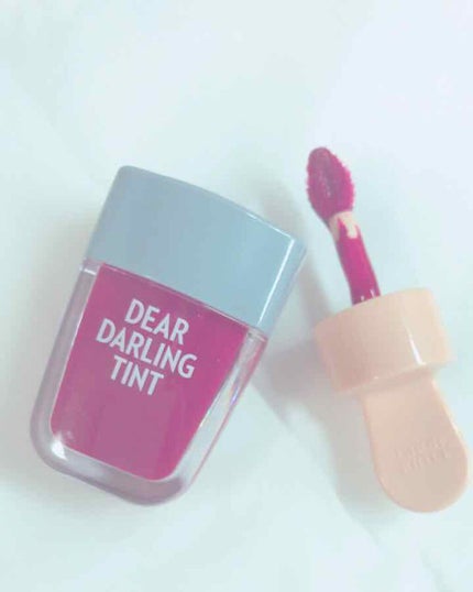 ディアダーリン ウォータージェルティント (アイスティント)/ETUDE/口紅を使ったクチコミ(2枚目)