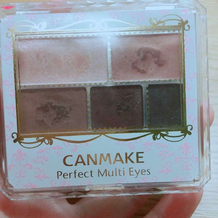 パーフェクトマルチアイズ/キャンメイク/アイシャドウパレットを使ったクチコミ(2枚目)