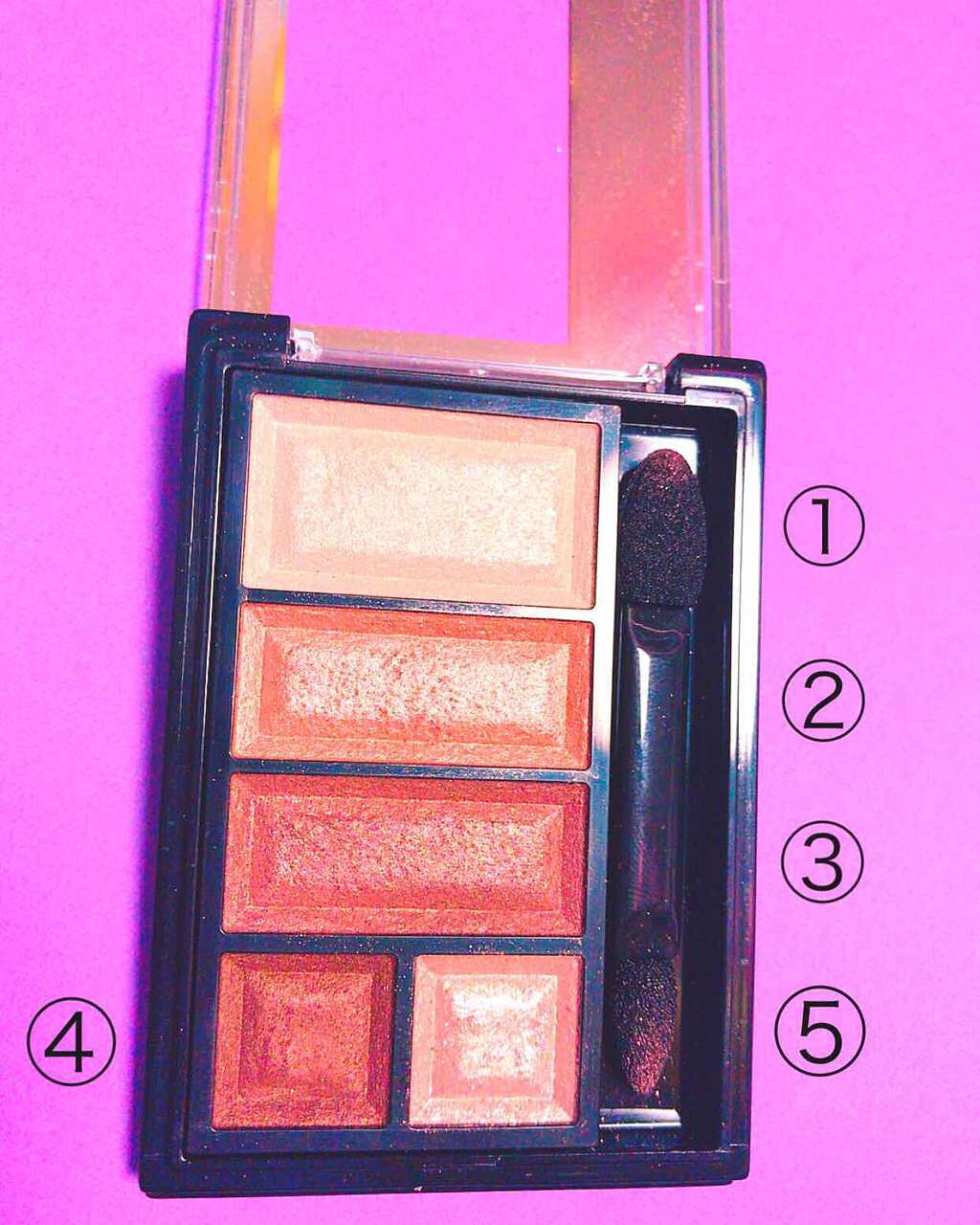 ショコラスウィート アイズ/リンメル ロンドン/アイシャドウパレットを使ったクチコミ（2枚目）