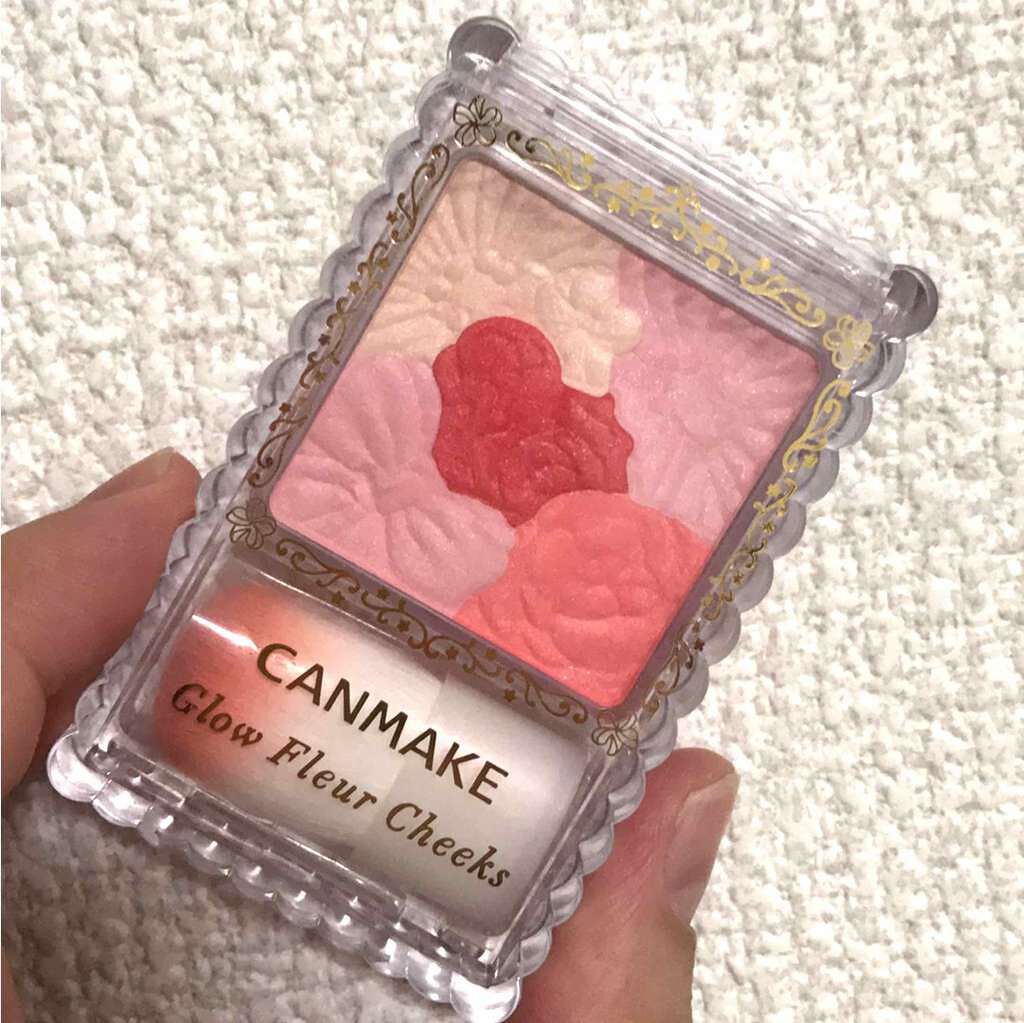 グロウフルールチークス/キャンメイク/パウダーチークを使ったクチコミ(1枚目)