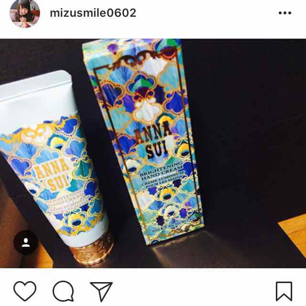 ブライトニング ハンド クリーム/ANNA SUI/ハンドクリームを使ったクチコミ（1枚目）