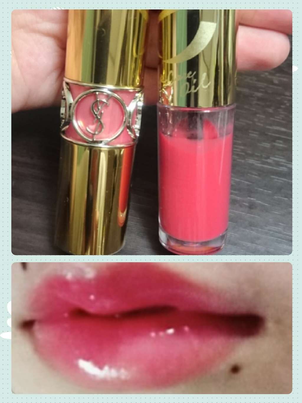 ルージュ ヴォリュプテ シャイン/YVES SAINT LAURENT BEAUTE/口紅を使ったクチコミ(1枚目)