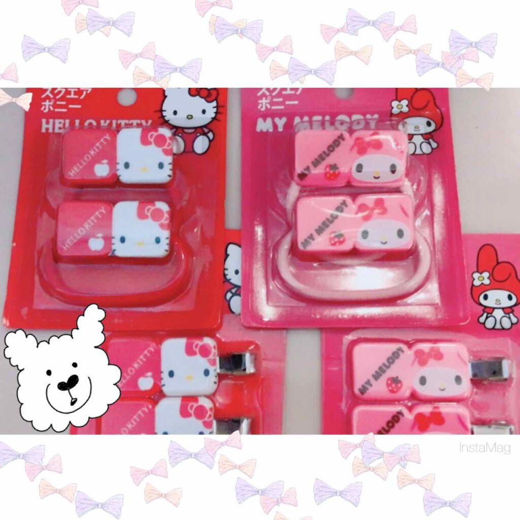 スクエアミニクリップピン/セリア/ヘアアクセサリーを使ったクチコミ(1枚目)