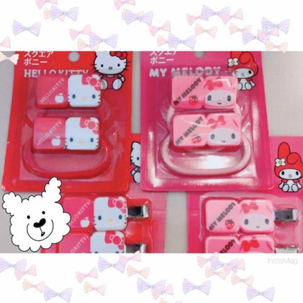 スクエアミニクリップピン/セリア/ヘアアクセサリーを使ったクチコミ(1枚目)