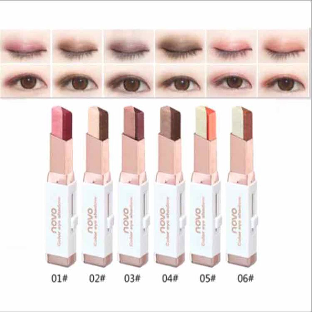 グラデーションアイシャドウ/NOVO/スティックアイシャドウを使ったクチコミ（3枚目）