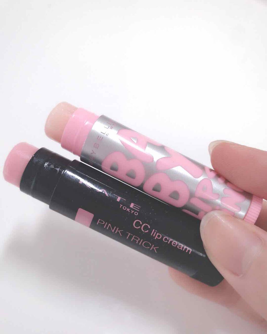 リップクリーム ピンクグロウ/MAYBELLINE NEW YORK/リップケアを使ったクチコミ（2枚目）