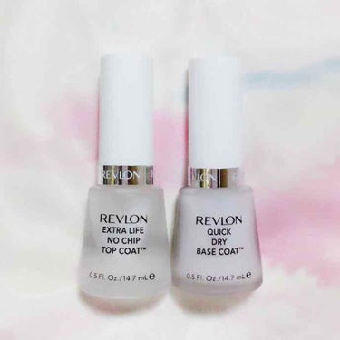 クイック ドライ ベース コート N/REVLON/ネイルトップコート・ベースコートを使ったクチコミ（1枚目）