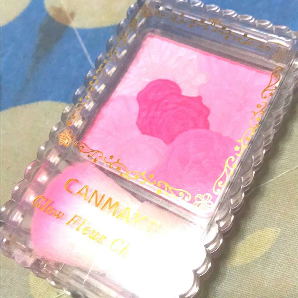 グロウフルールチークス/キャンメイク/パウダーチークを使ったクチコミ（1枚目）