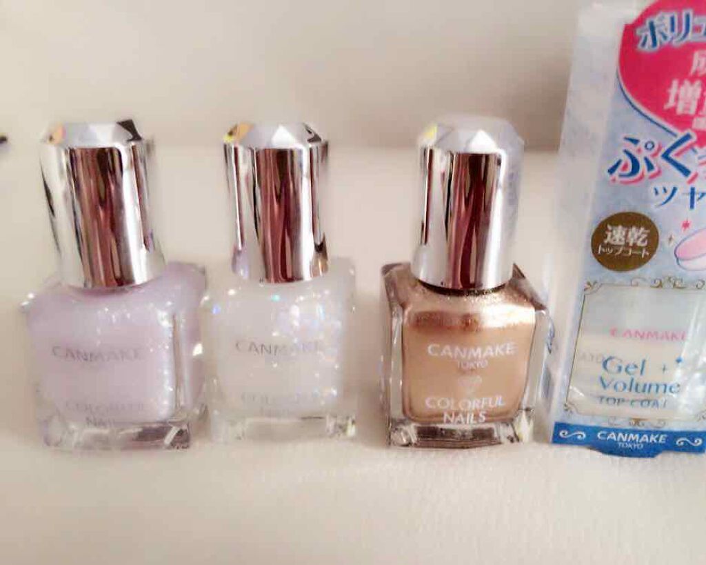 ジェルボリュームトップコート/キャンメイク/ネイルトップコートを使ったクチコミ（1枚目）