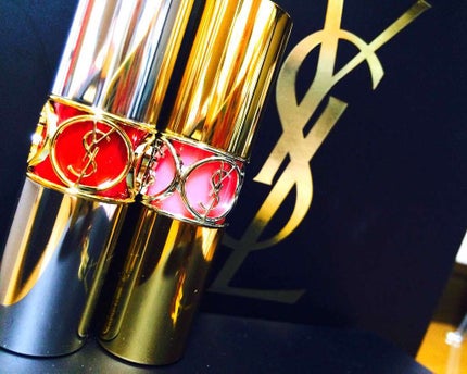 ルージュ ヴォリュプテ シャイン/YVES SAINT LAURENT BEAUTE/口紅を使ったクチコミ(1枚目)