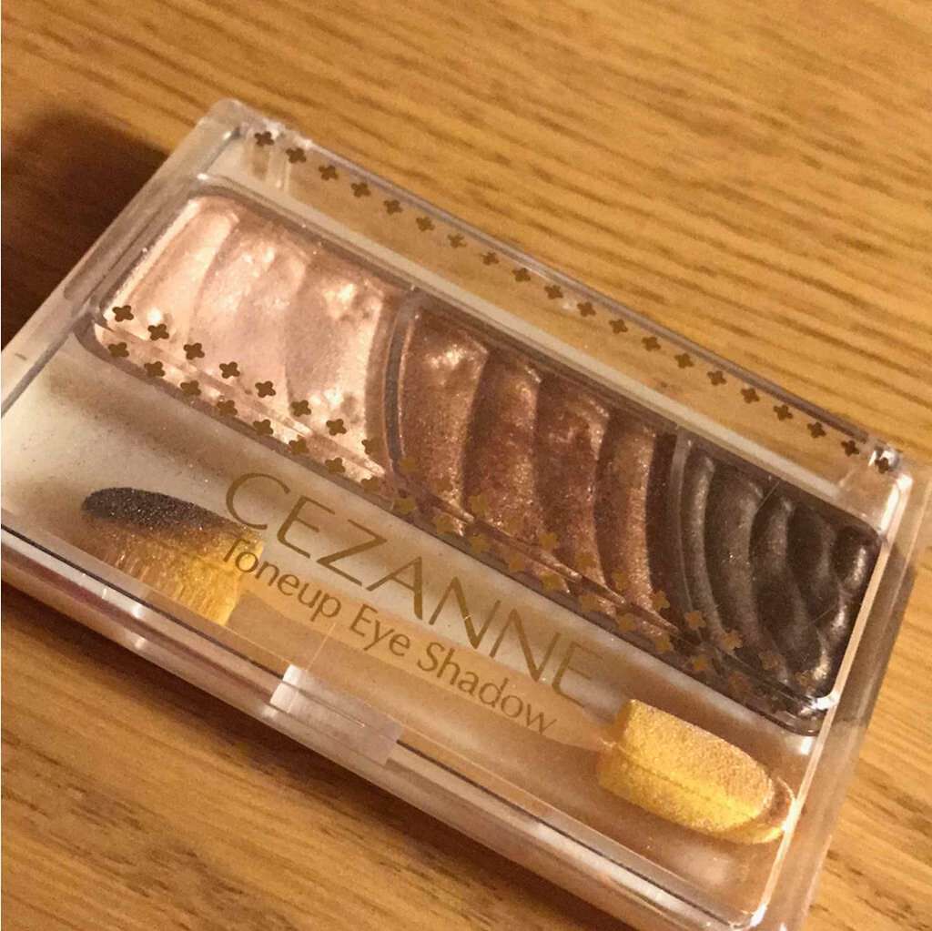 トーンアップアイシャドウ/CEZANNE/アイシャドウパレットを使ったクチコミ(1枚目)