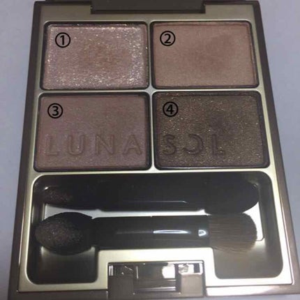 スキンモデリングアイズ/LUNASOL/アイシャドウパレットを使ったクチコミ(2枚目)