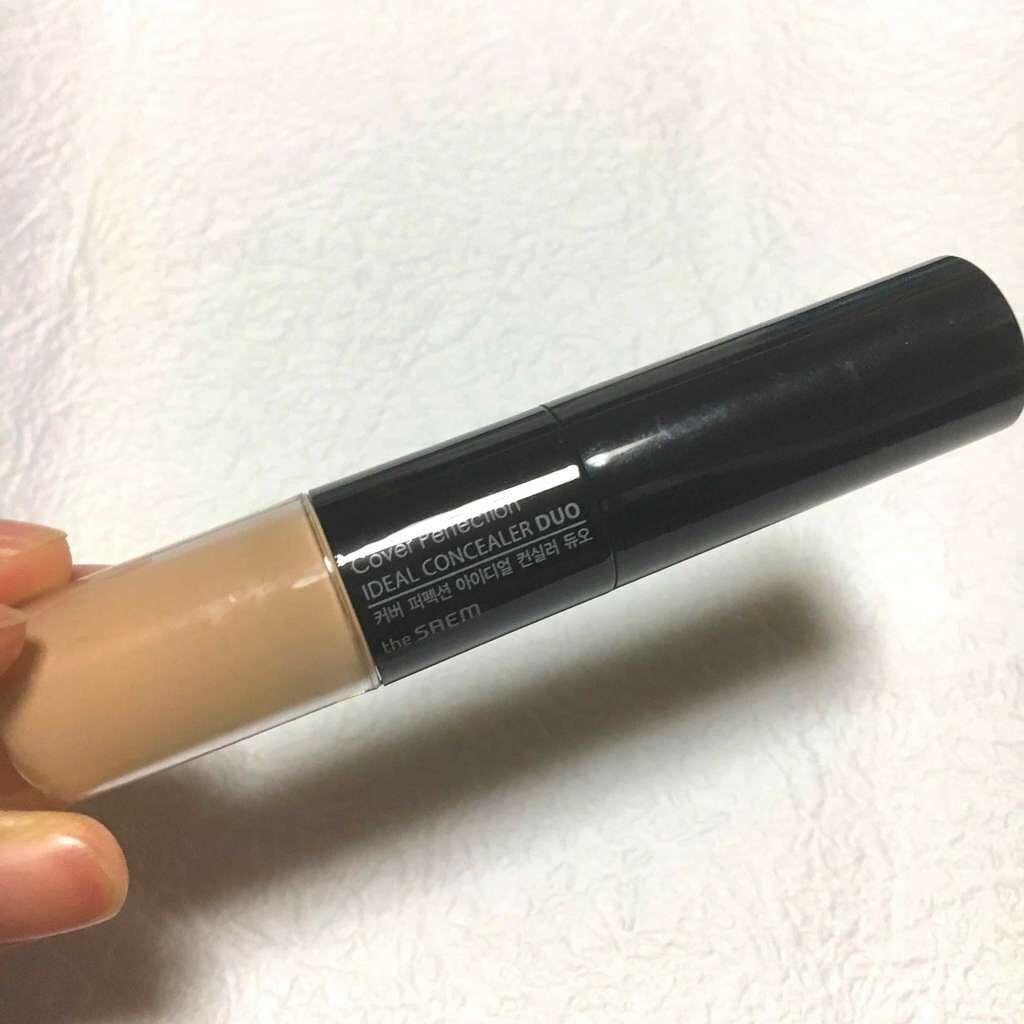 カバーパーフェクション アイディールコンシーラー デュオ/the SAEM/スティックコンシーラーを使ったクチコミ(1枚目)