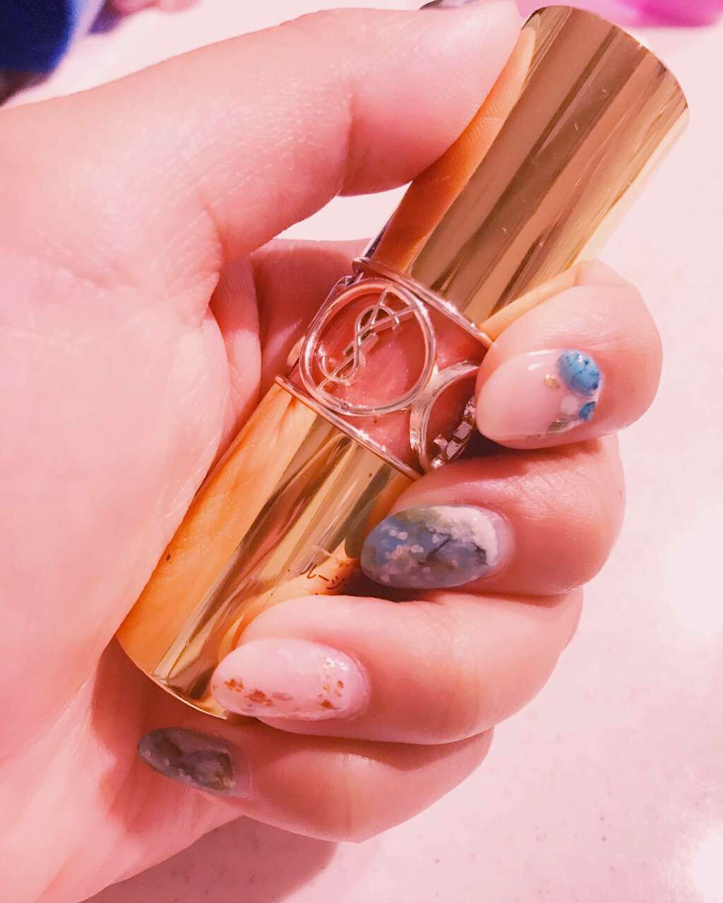 ルージュ ヴォリュプテ シャイン/YVES SAINT LAURENT BEAUTE/口紅を使ったクチコミ（1枚目）