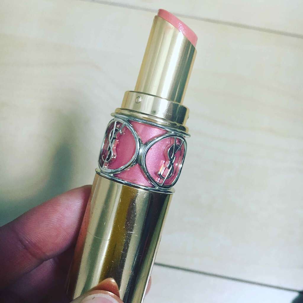 ルージュ ヴォリュプテ シャイン/YVES SAINT LAURENT BEAUTE/口紅を使ったクチコミ（1枚目）