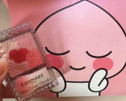 グロウフルールチークス/キャンメイク/パウダーチークを使ったクチコミ(1枚目)