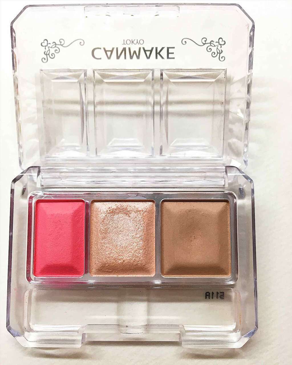 シークレットカラーアイズ/キャンメイク/アイシャドウパレットを使ったクチコミ(2枚目)