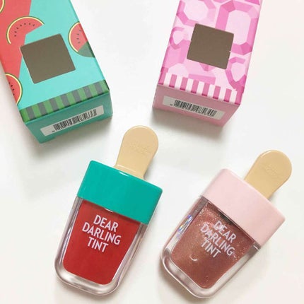 ディアダーリン ウォータージェルティント (アイスティント)/ETUDE/口紅を使ったクチコミ(1枚目)