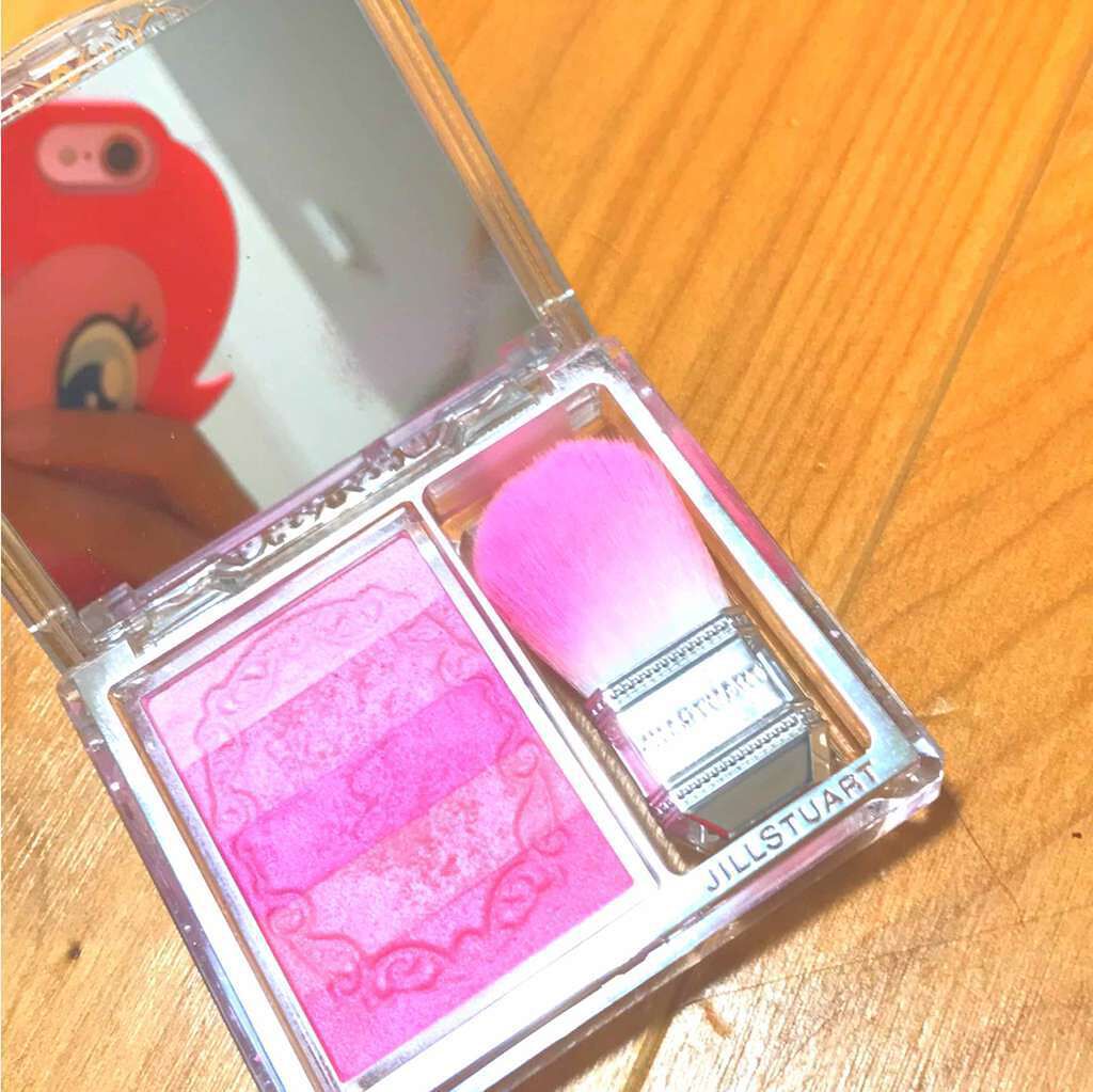 ブルーミングデュー オイルインブラッシュ/JILL STUART/パウダーチークを使ったクチコミ（2枚目）