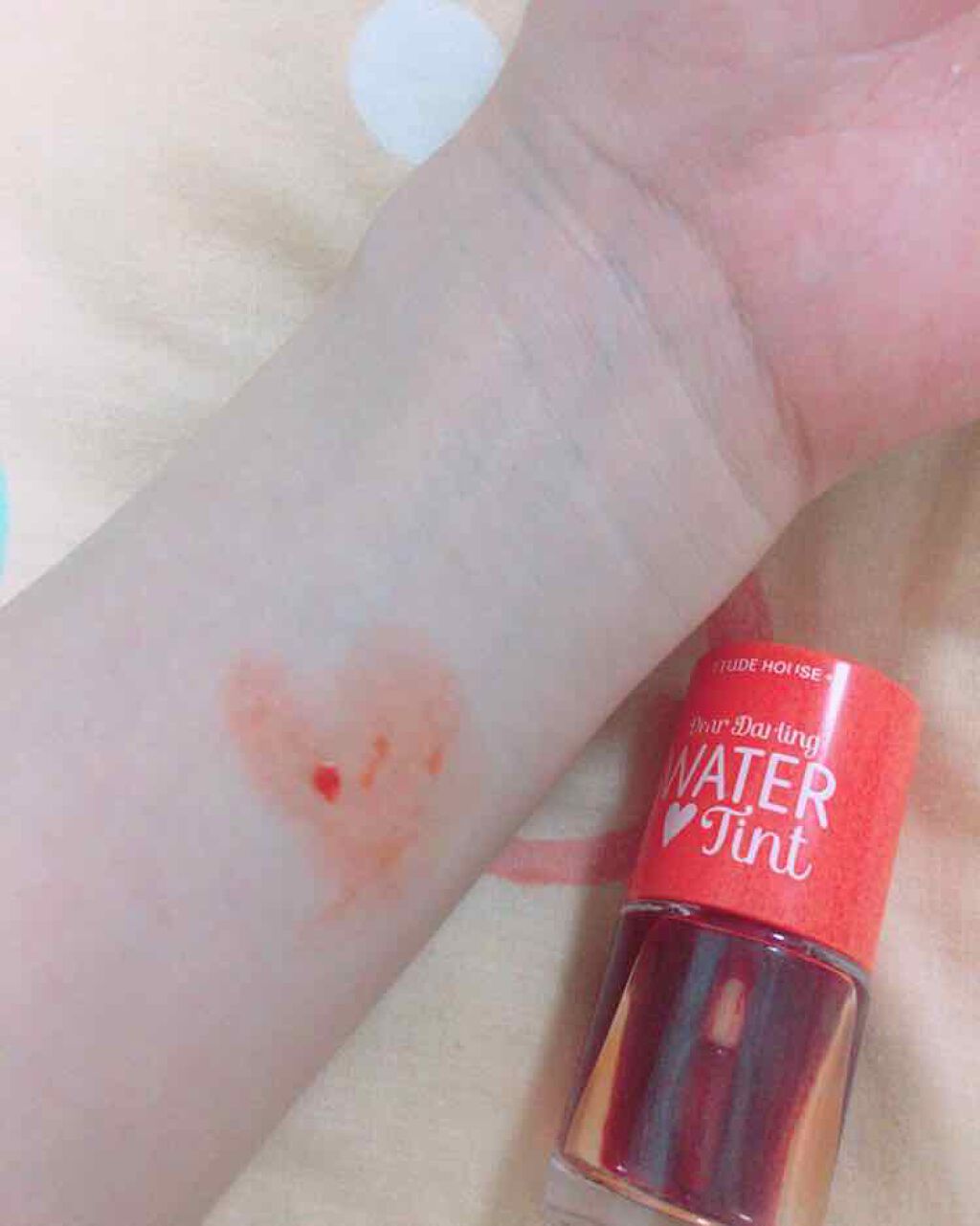 ウォーターティント/ETUDE/リップグロスを使ったクチコミ（3枚目）