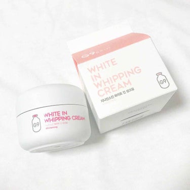 WHITE WHIPPING CREAM(ウユクリーム)/G9SKIN/化粧下地を使ったクチコミ（1枚目）