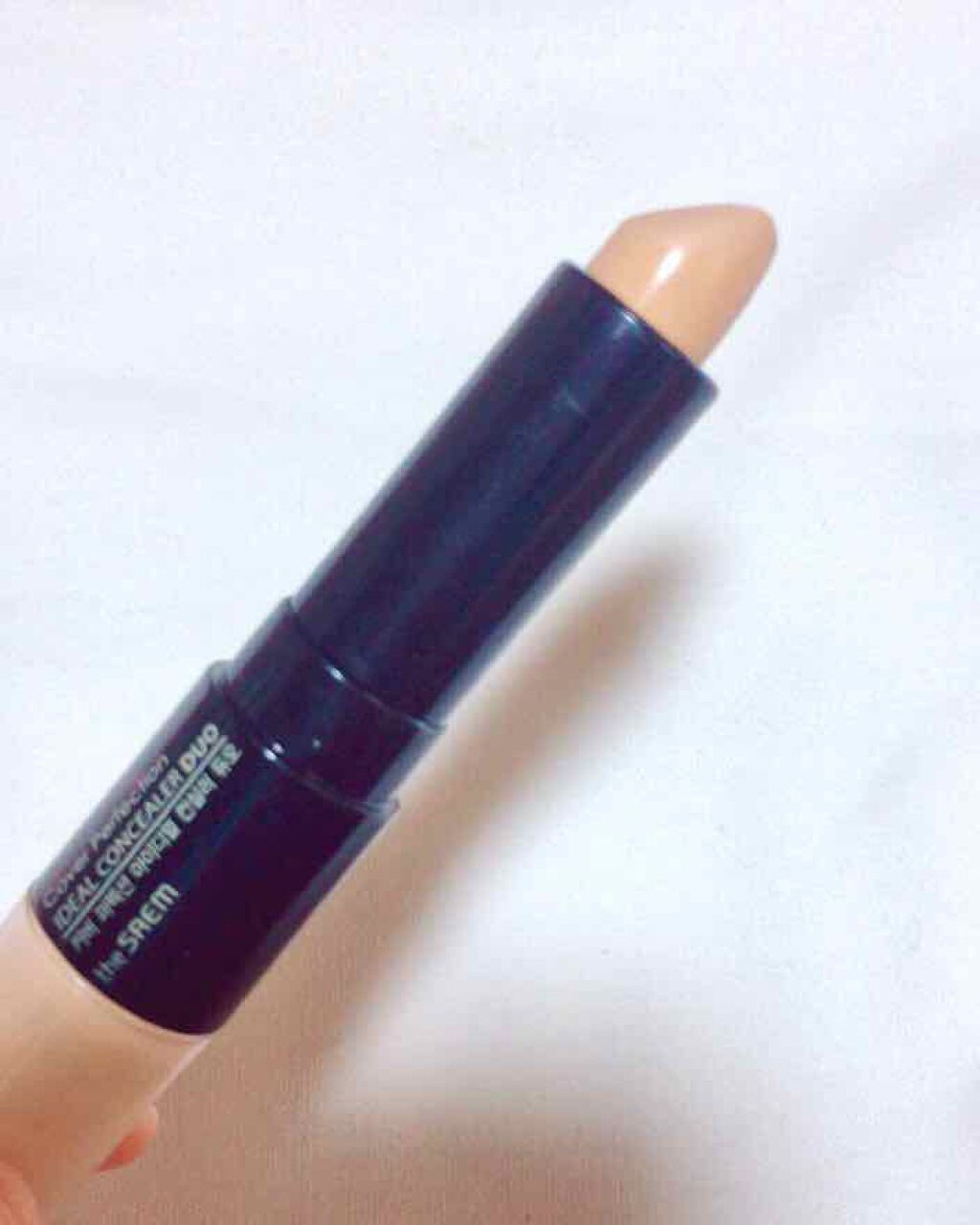 カバーパーフェクション アイディールコンシーラー デュオ/the SAEM/スティックコンシーラーを使ったクチコミ（2枚目）