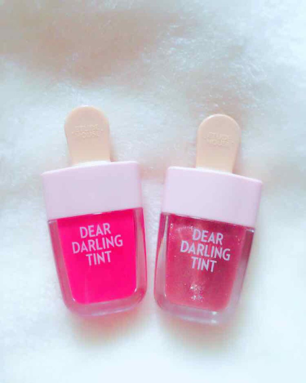 ディアダーリン ウォータージェルティント (アイスティント)/ETUDE/口紅を使ったクチコミ(2枚目)